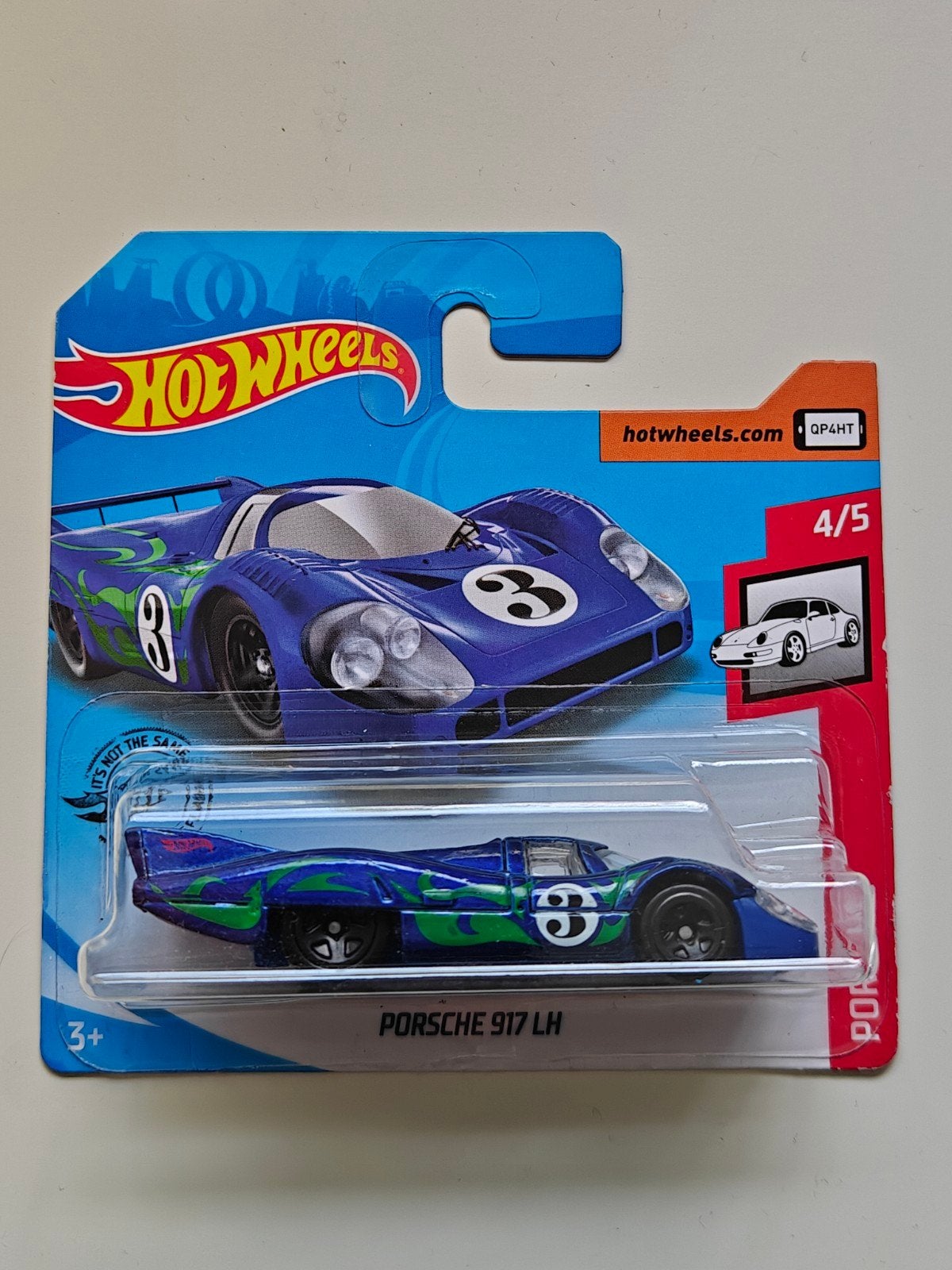 Hot Wheels Porsche 917 LH Blauw - 2020, Hobby en Vrije tijd, Modelauto's | Overige schalen, Ophalen of Verzenden, Auto