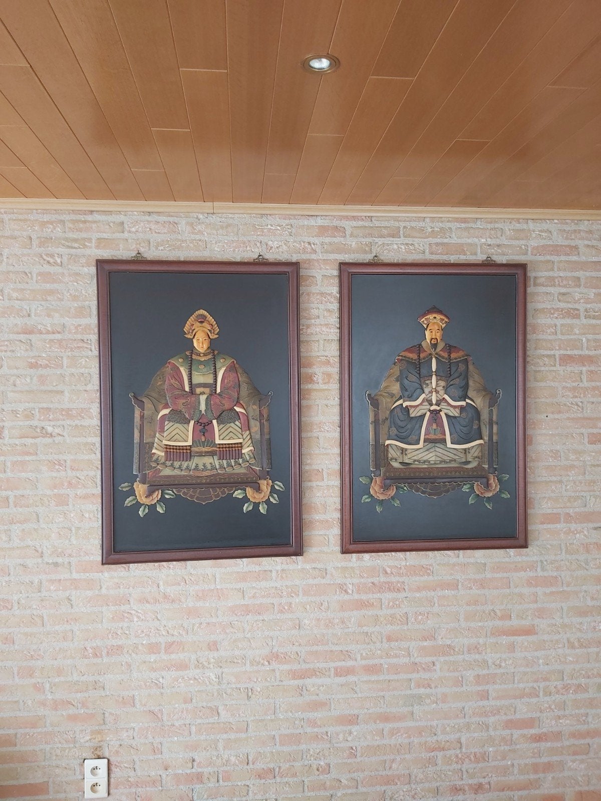 koppel kaders/ met speksteen/China, Enlèvement