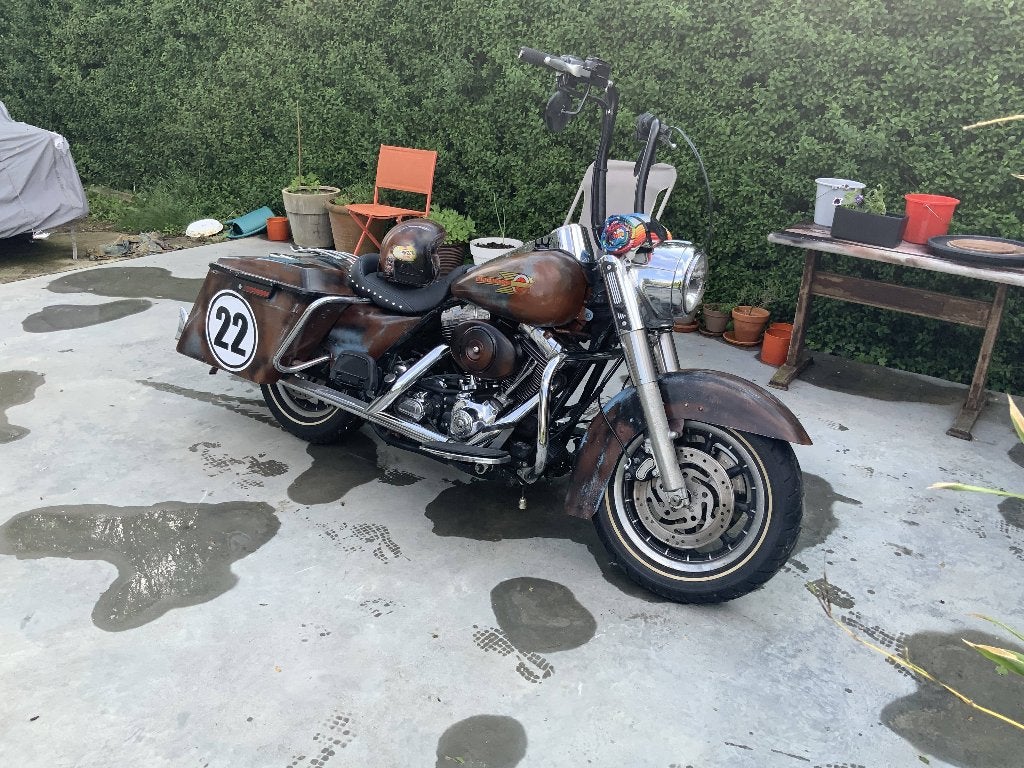Road King met Fake Patina, Motoren, Motoren | Harley-Davidson, Particulier, Toermotor, meer dan 35 kW, 2 cilinders, Motorrijbewijs A