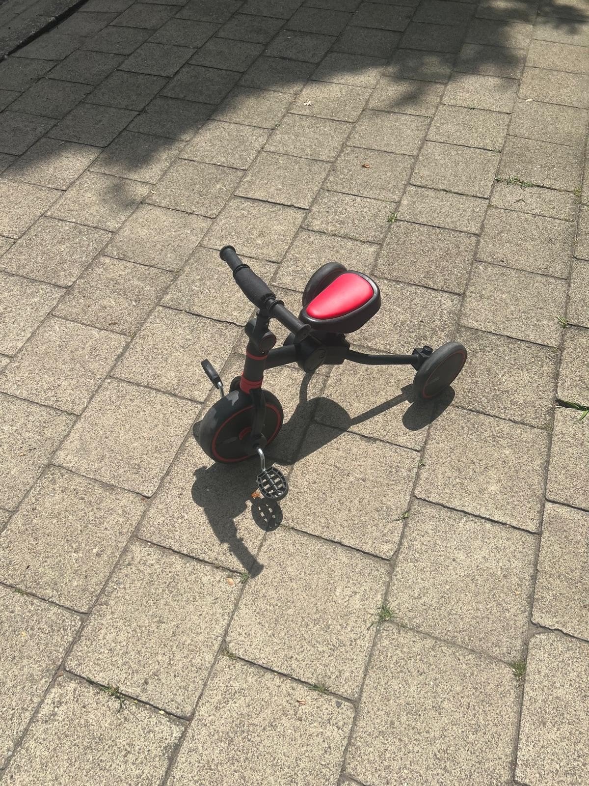 1ste fiets voor kleuters, Ophalen