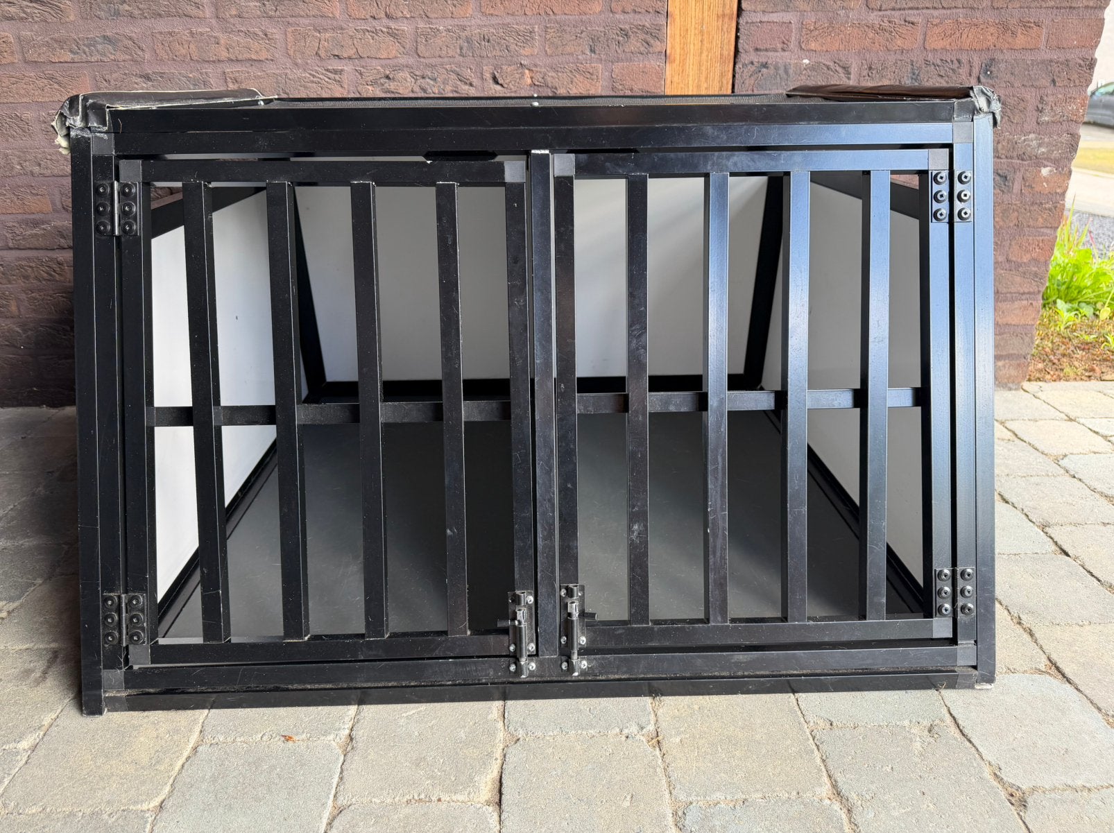 Autobench voor 2 honden, Animaux & Accessoires, Caisses pour chiens, Enlèvement, Utilisé