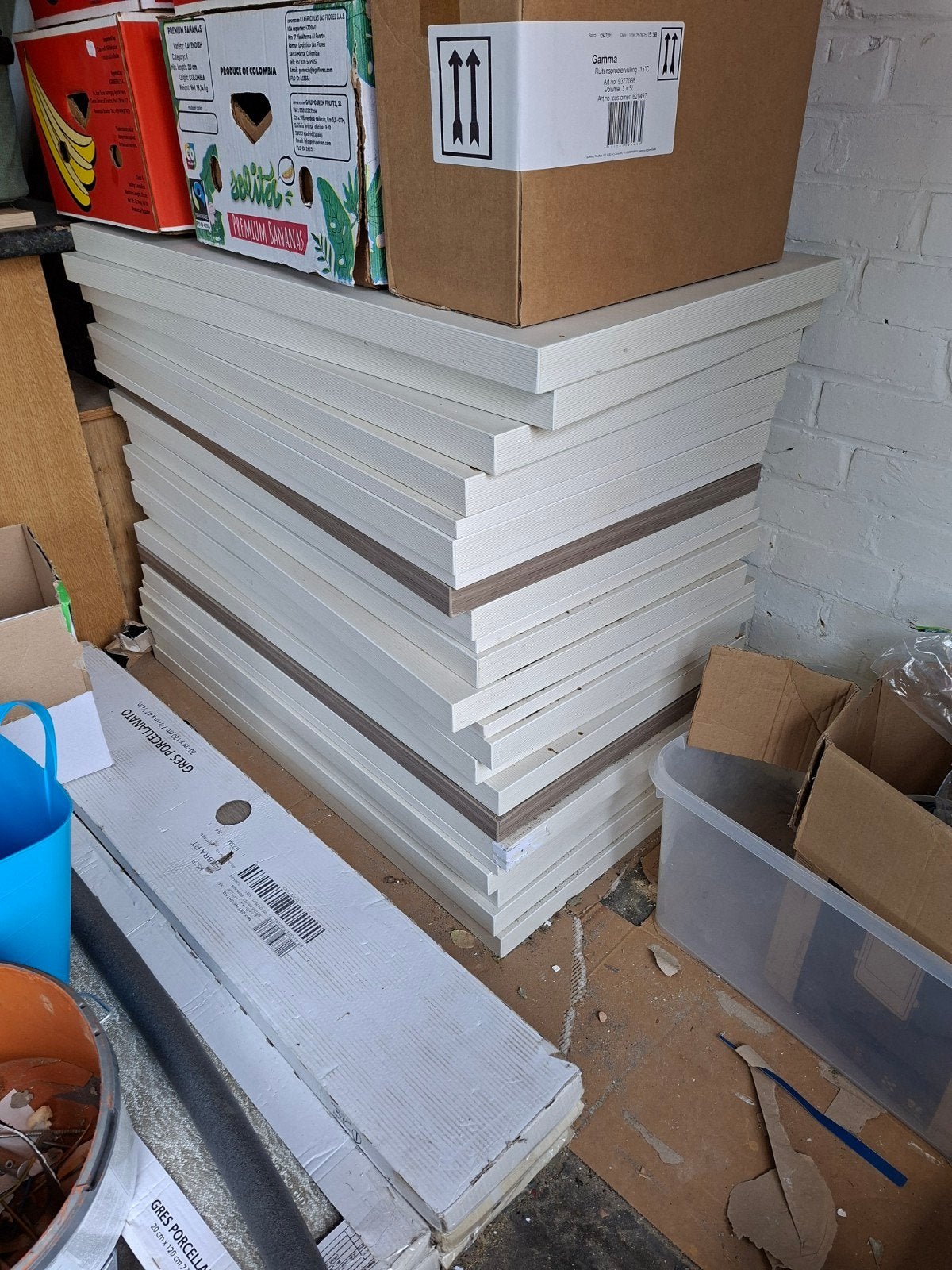MDF Meubelpanelen met Houtstructuur 4cm dik  100x50, Ophalen, Zo goed als nieuw, Overige materialen, 20 tot 50 mm