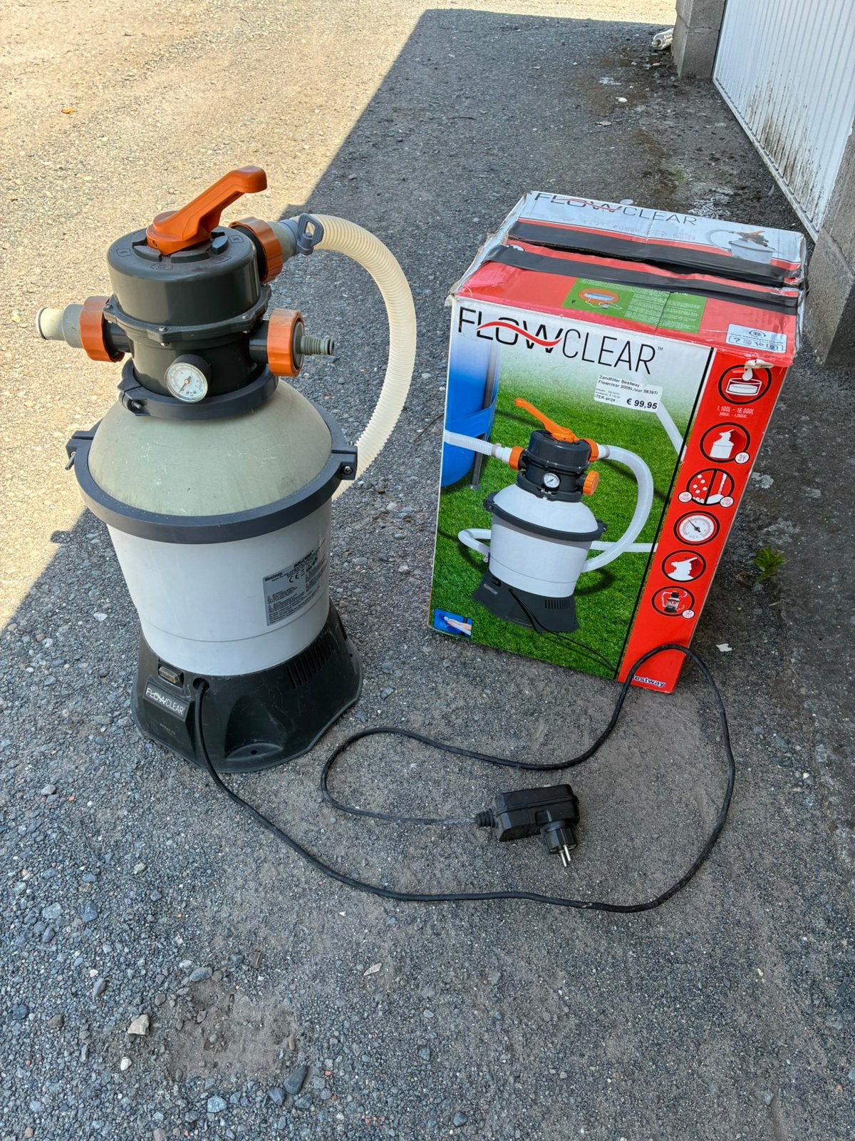 Bestway zandfilter, Ophalen, Gebruikt, Filter