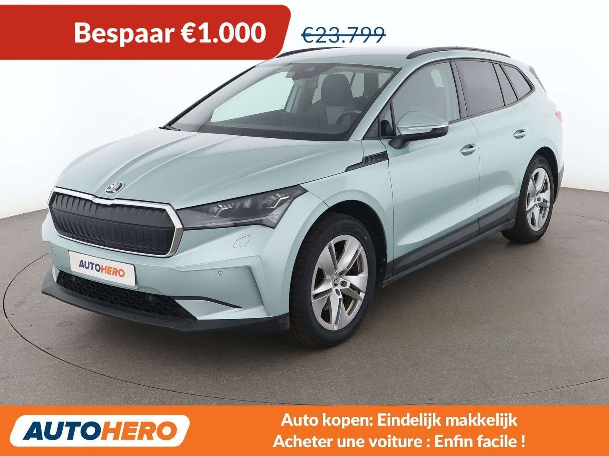 Skoda Enyaq iV 60 Lodge (année de construction 2021), Autos, Achat, https://public.car-pass.be/vhr/d24f6c66-6e79-4aaf-9f38-d560fe6744cc