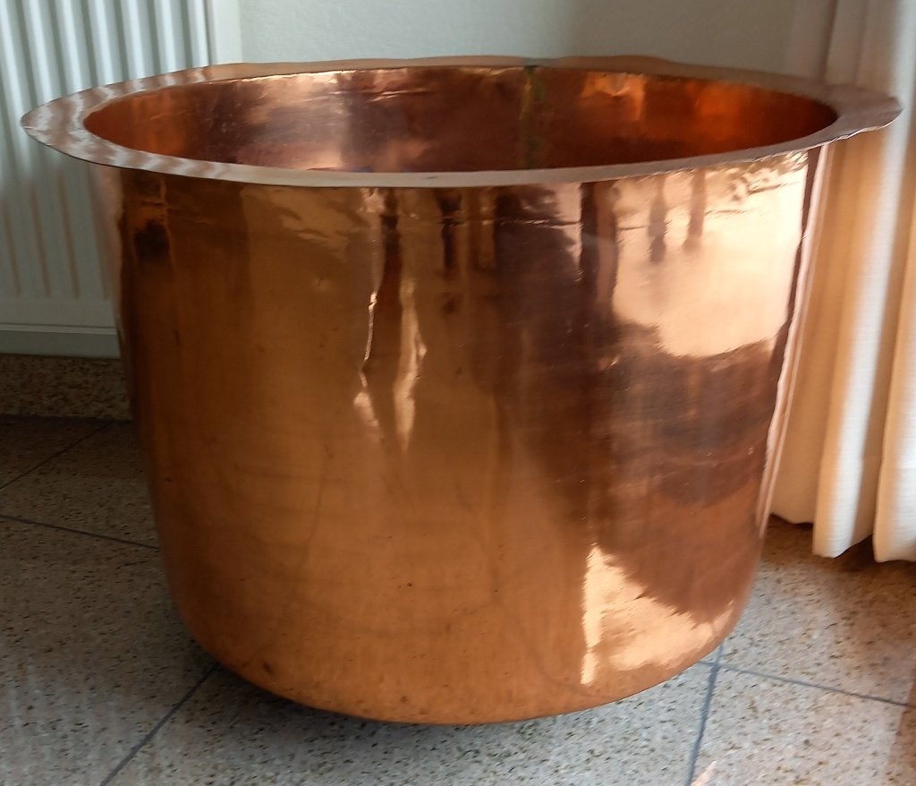 Koperen wastobbe, Ophalen, Koper