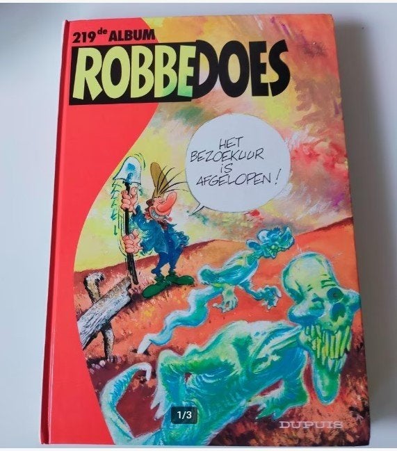 Strip Robbedoes 219 G.Raf Zerk Agent 212 Stripverhaal BD, Eén stripboek, Ophalen of Verzenden