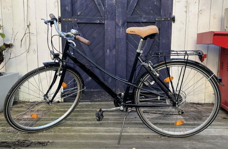 damesfiets, 47 tot 50 cm, Versnellingen, Zo goed als nieuw, Schijfrem