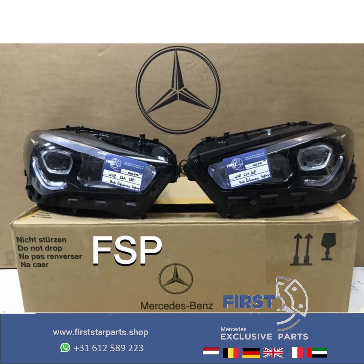 W118 CLA LED High Performance KOPLAMP LINKS RECHTS Mercedes, Gebruikt, -, Ophalen of Verzenden, -