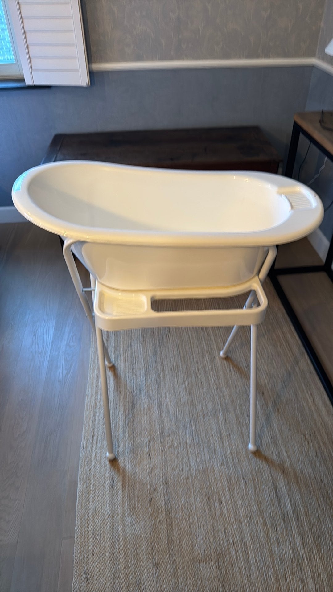 Baignoire pour bébé avec support, Enfants & Bébés, Enlèvement, Comme neuf, Baignoire, Standard