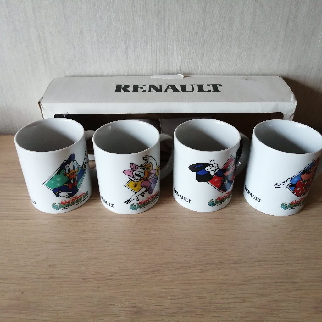 4 mokken walt Disney World on Ice 1995, Verzamelen, Ophalen of Verzenden, Zo goed als nieuw