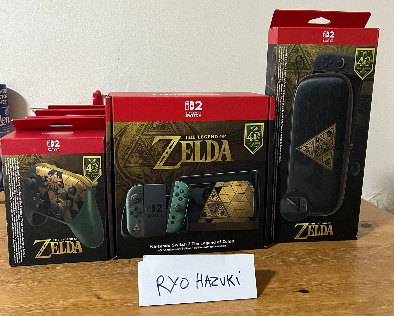 Nintendo Switch 2 Zelda 40-jarig jubileumconsole, Ophalen of Verzenden, Zo goed als nieuw