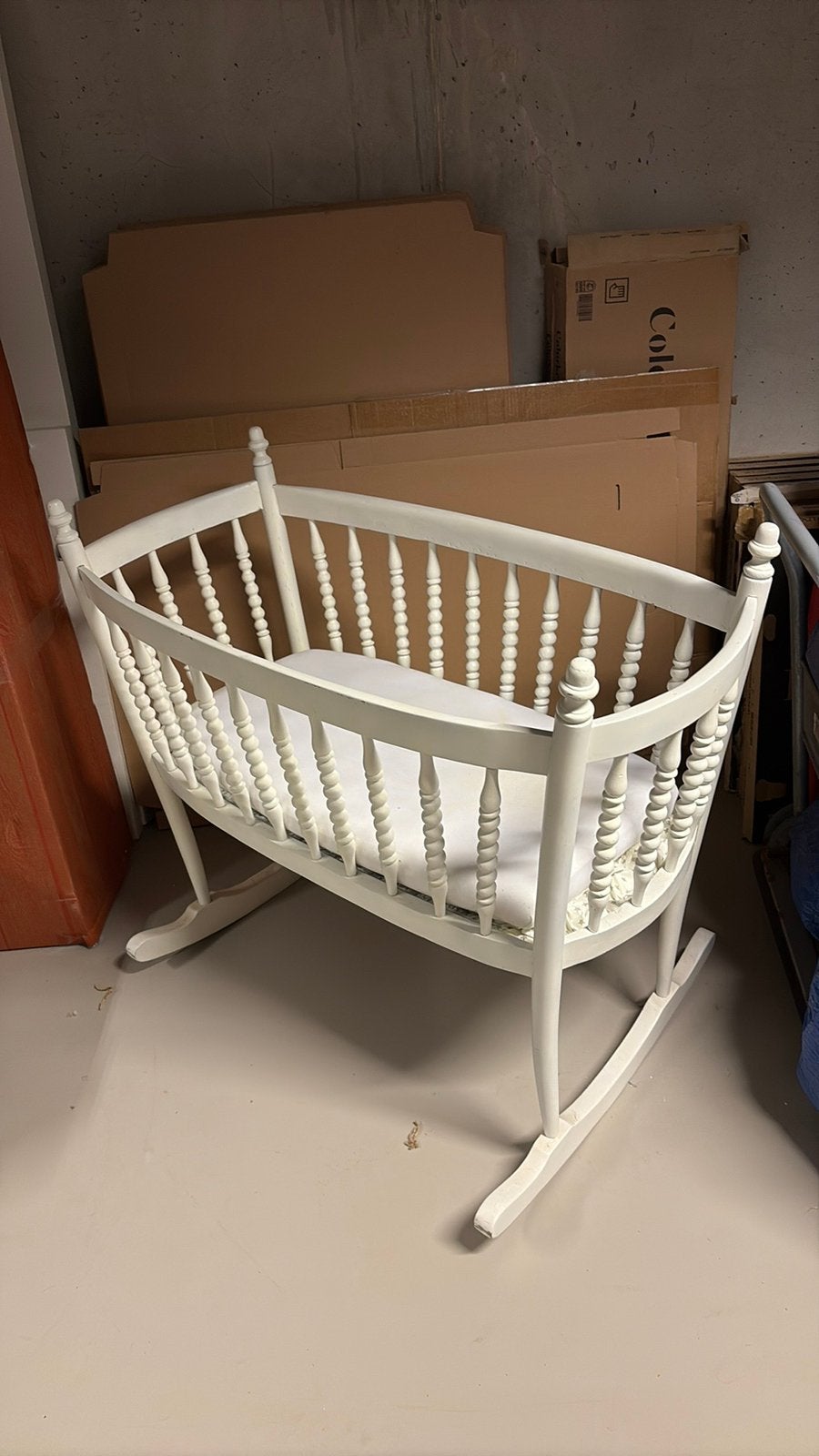 Retro wieg, Kinderen en Baby's, Babywiegjes en Ledikanten, Ophalen, Gebruikt, Wieg