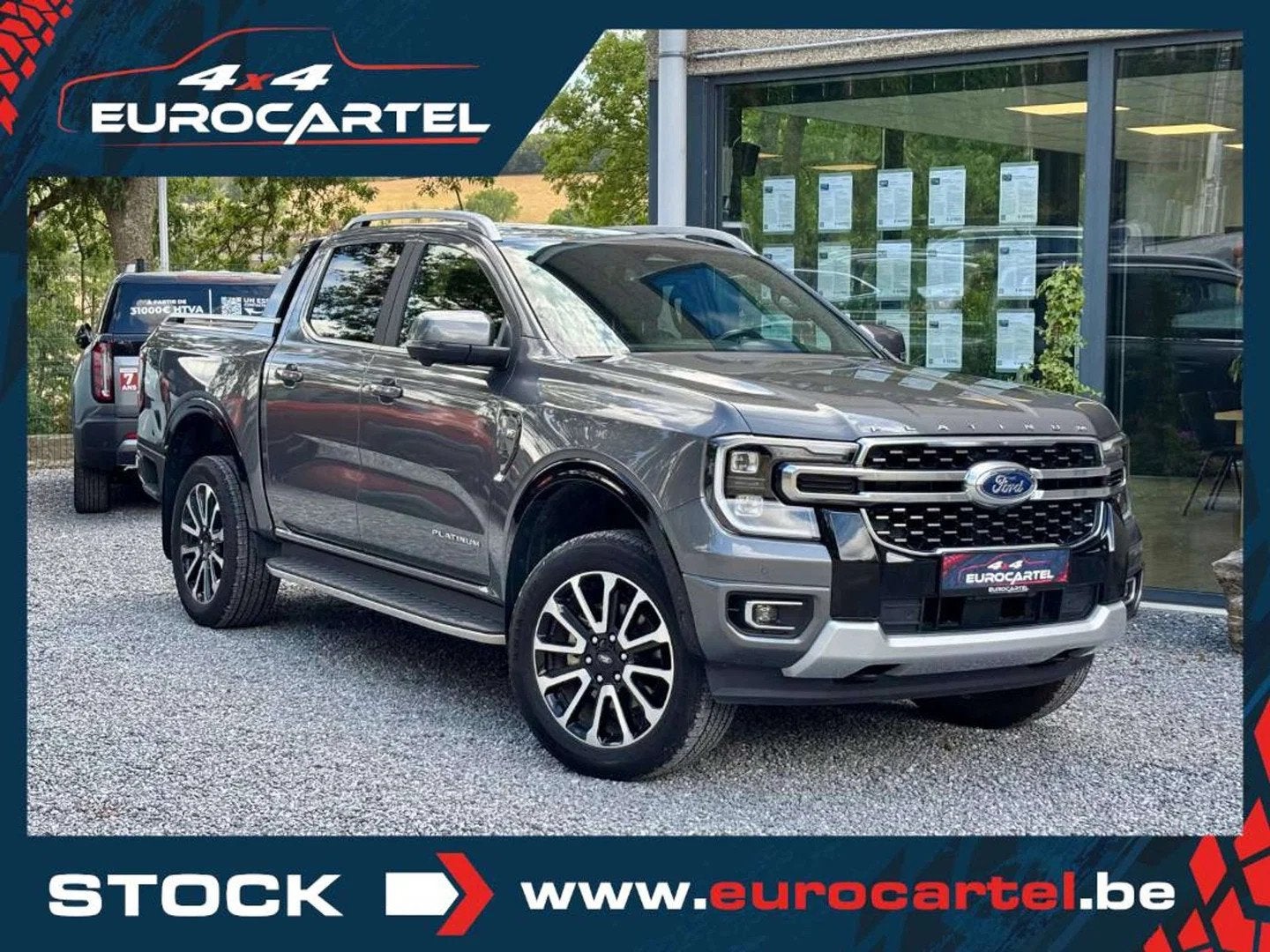 Ford Ranger 3.0 V6 TDi 240 CV | PLATINUM | 44.545 € HTVA, Autos, Ford, Cuir, Argent ou Gris, Achat, Entreprise
