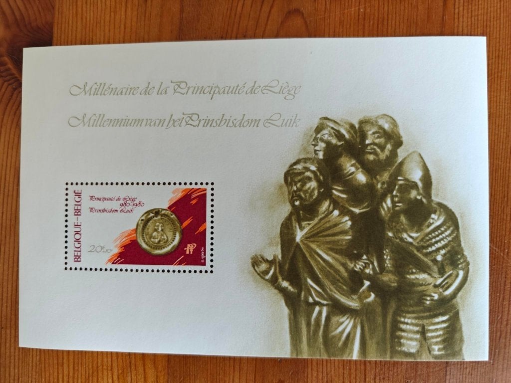 Timbres du prince-diocèse de Liège 1980 - Bloc 56, Enlèvement ou Envoi, Non oblitéré, Timbre-poste, Neuf