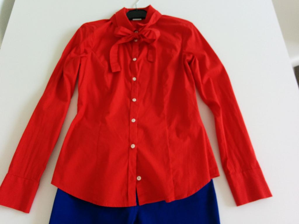 Rood hemd ESPRIT maat 34, Ophalen of Verzenden, Zo goed als nieuw, Maat 34 (XS) of kleiner, Rood