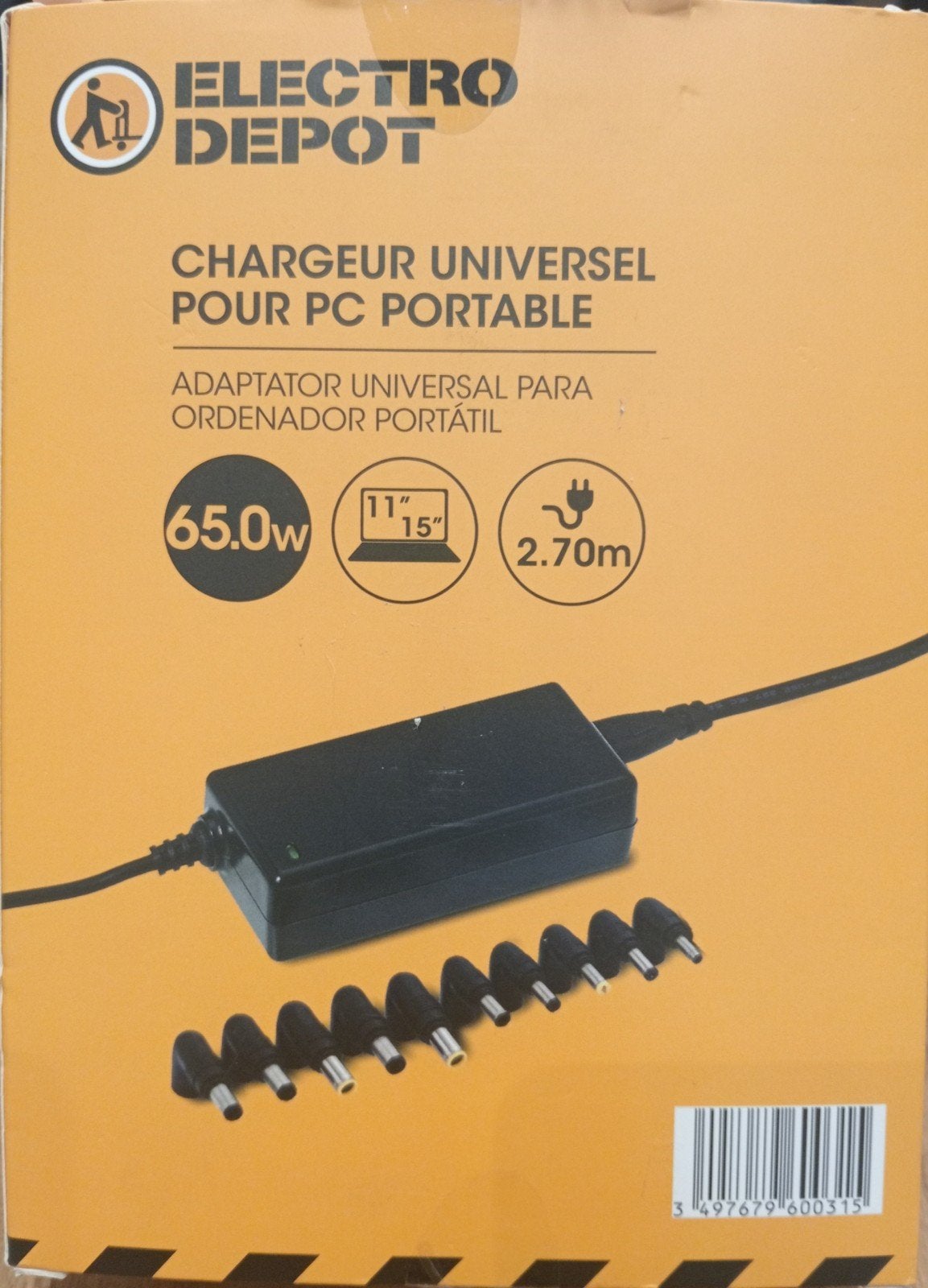 Chargeur universel pour PC portable 65W – État impeccable, Informatique & Logiciels, Chargeurs d'ordinateur portable, Enlèvement ou Envoi