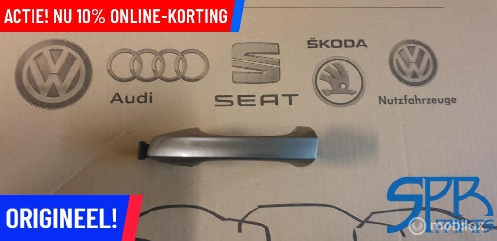 GOLF 7 LA7N GREEP Portiergreep LINKSVOOR LINKSACHTER DEUR LI, Volkswagen, Nieuw, Ophalen of Verzenden, Volkswagen