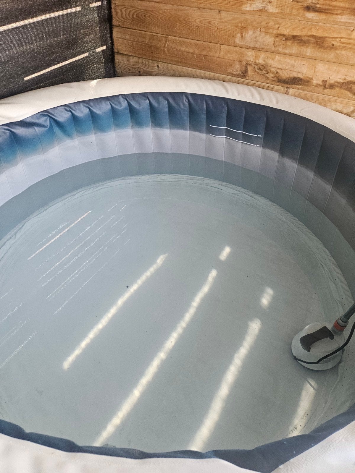 intex opblaasbare jacuzzi, Ophalen