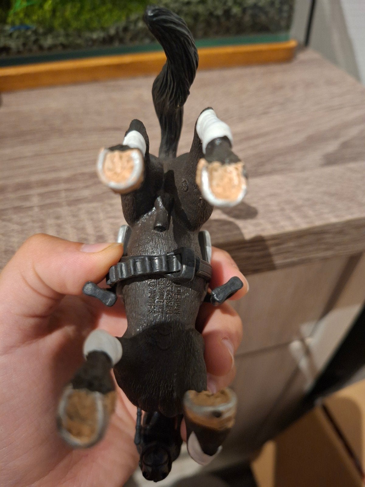 Schleich figurine étalon frison, Neuf, Figurine