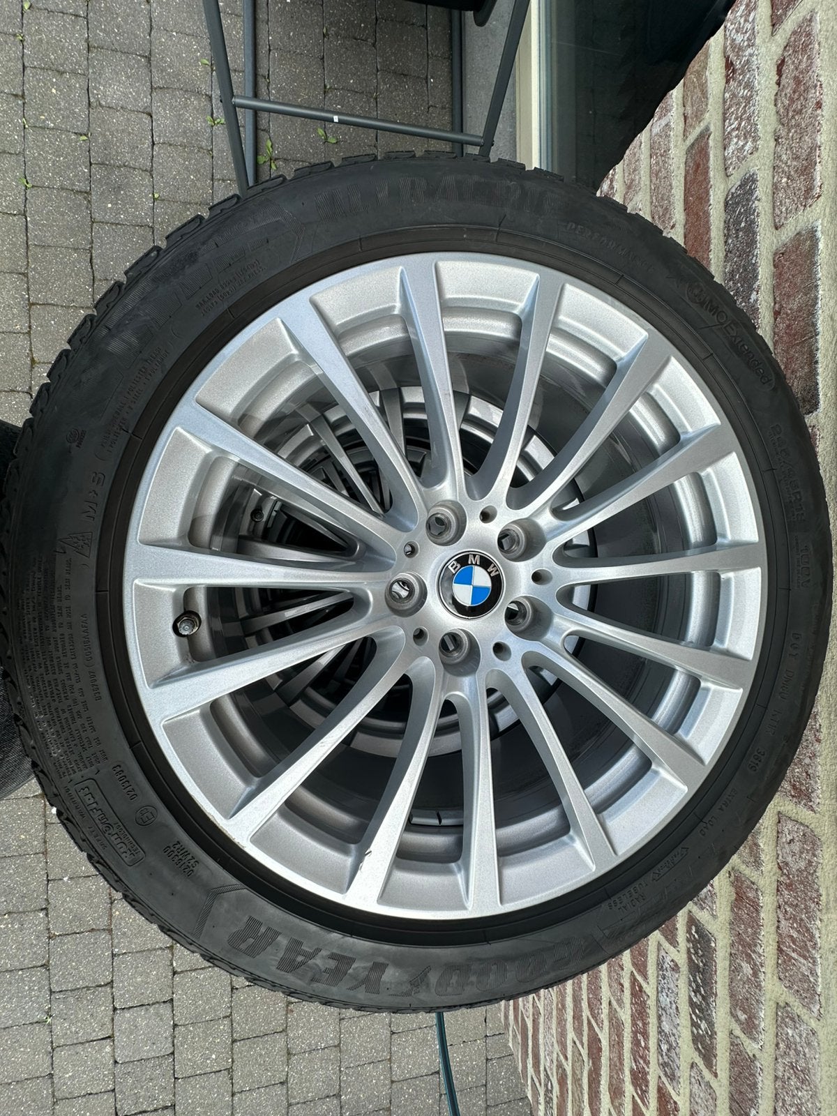 Bmw velgen 18 inch goodyear winter, Enlèvement, 18 pouces, Jante(s)
