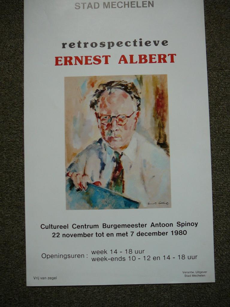 affiche Ernest Albert, Enlèvement