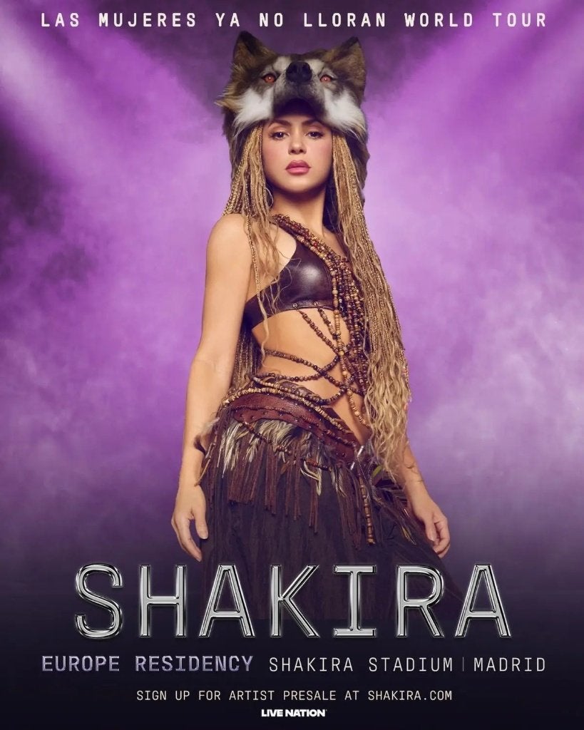 Places de concert SHAKIRA - Madrid - 26/09/2026, Tickets & Billets