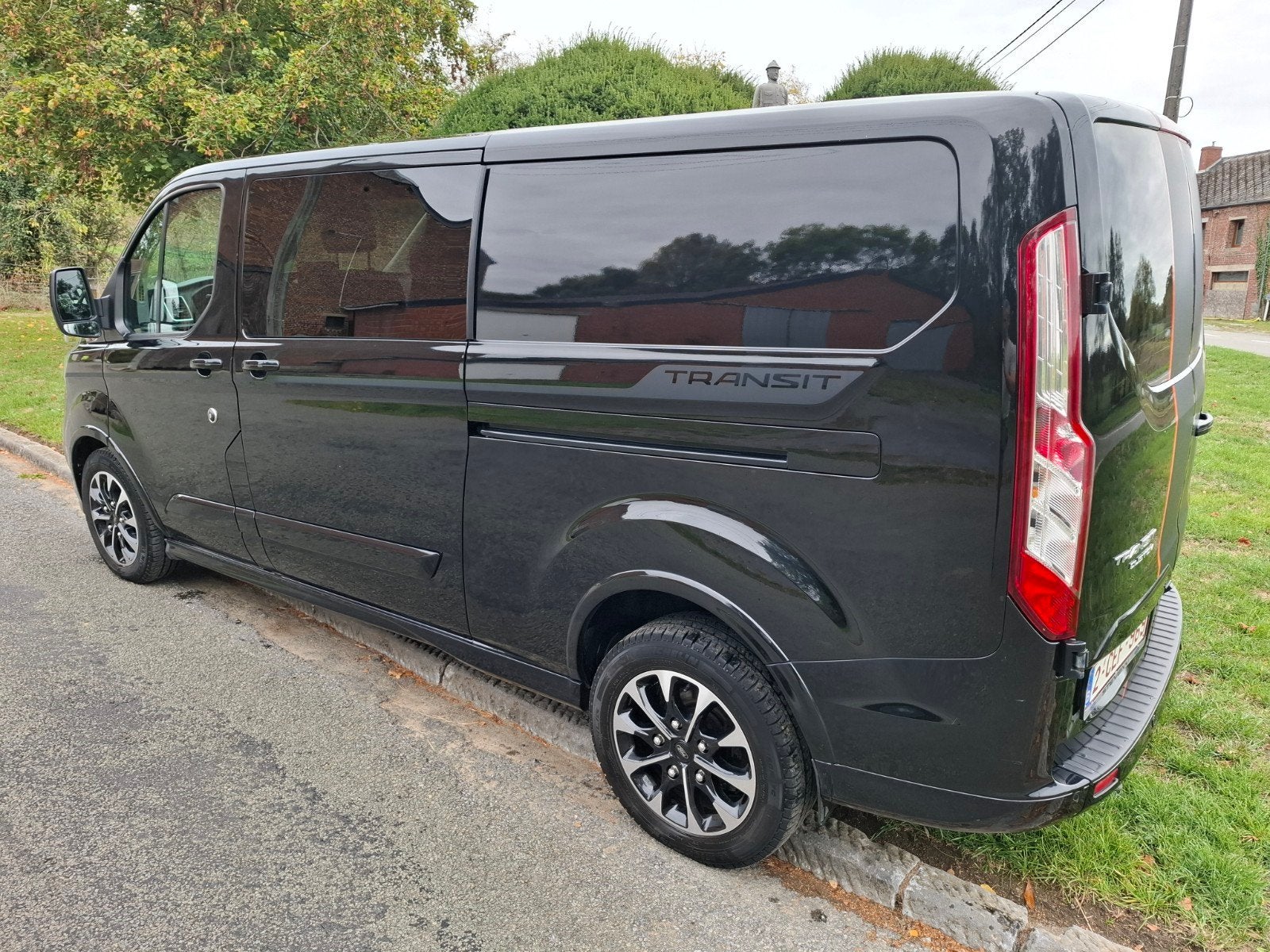 ford transit custom 5 places tva déductible, Autos, Cuir, 6 portes, Euro 6, Boîte manuelle