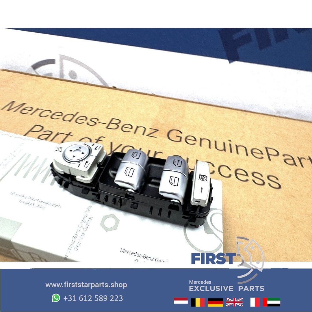 W205 W213 RAAM BEDIENING SCHAKELAAR Mercedes C + E Klasse 20, Gebruikt, -, Ophalen of Verzenden, -