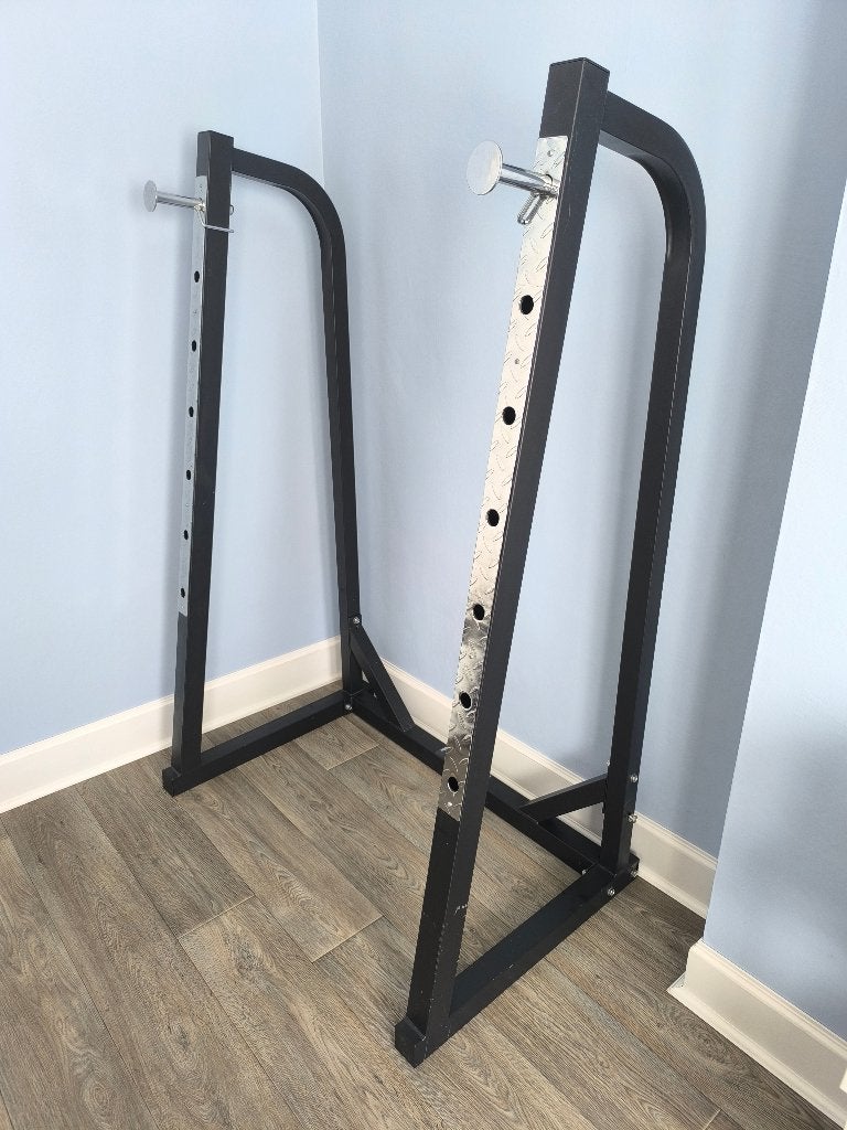 Squat rack/ bench press van Focus Fitness, Ophalen, Gebruikt, Benen