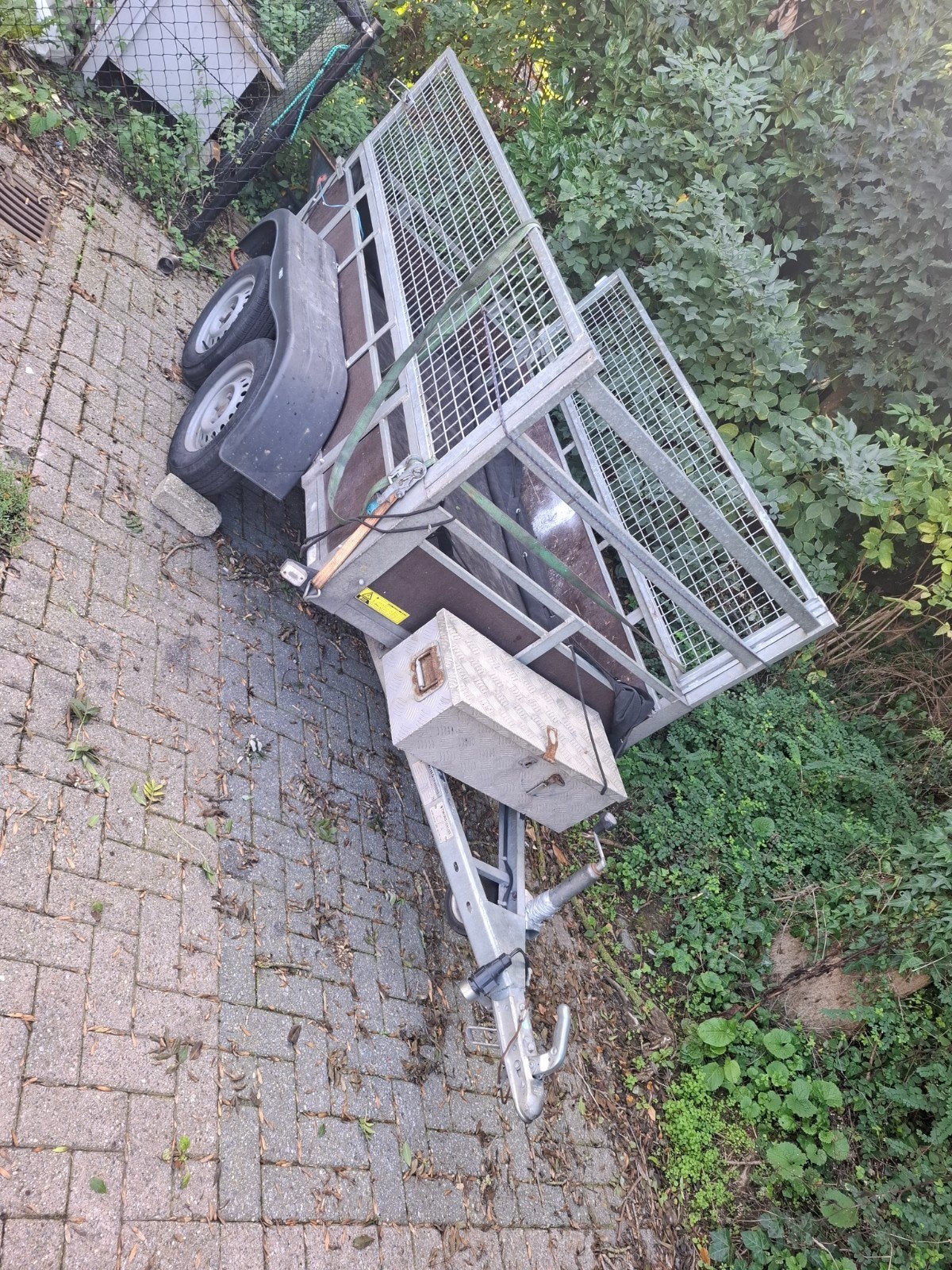 dubbelasser aanhangwagen, Ophalen of Verzenden