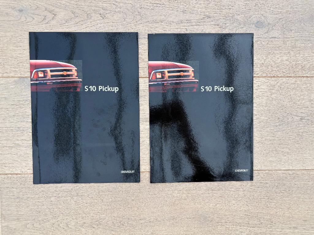 CHEVROLET S10 PICKUP FOLDERS, Ophalen of Verzenden, Chevrolet