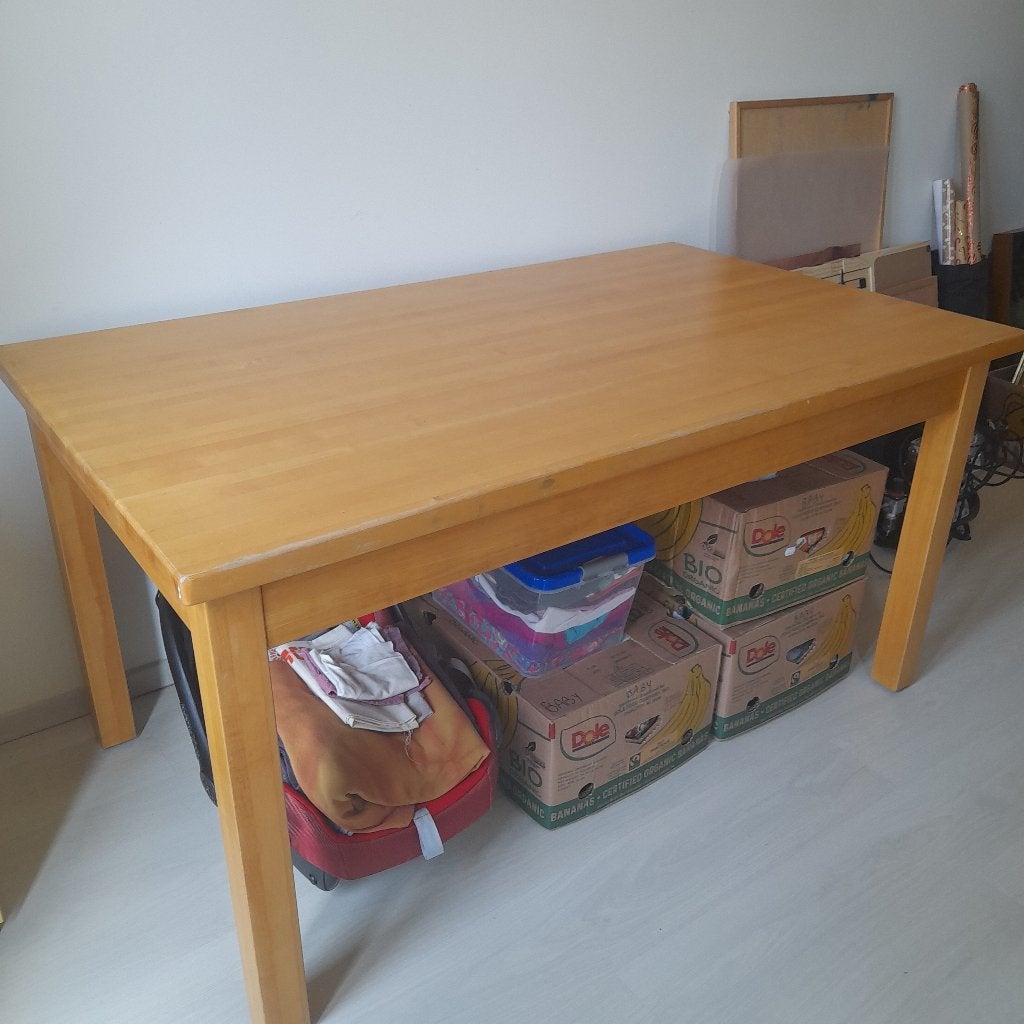 Tafel, Ophalen, 100 tot 150 cm, Zo goed als nieuw, Vier personen