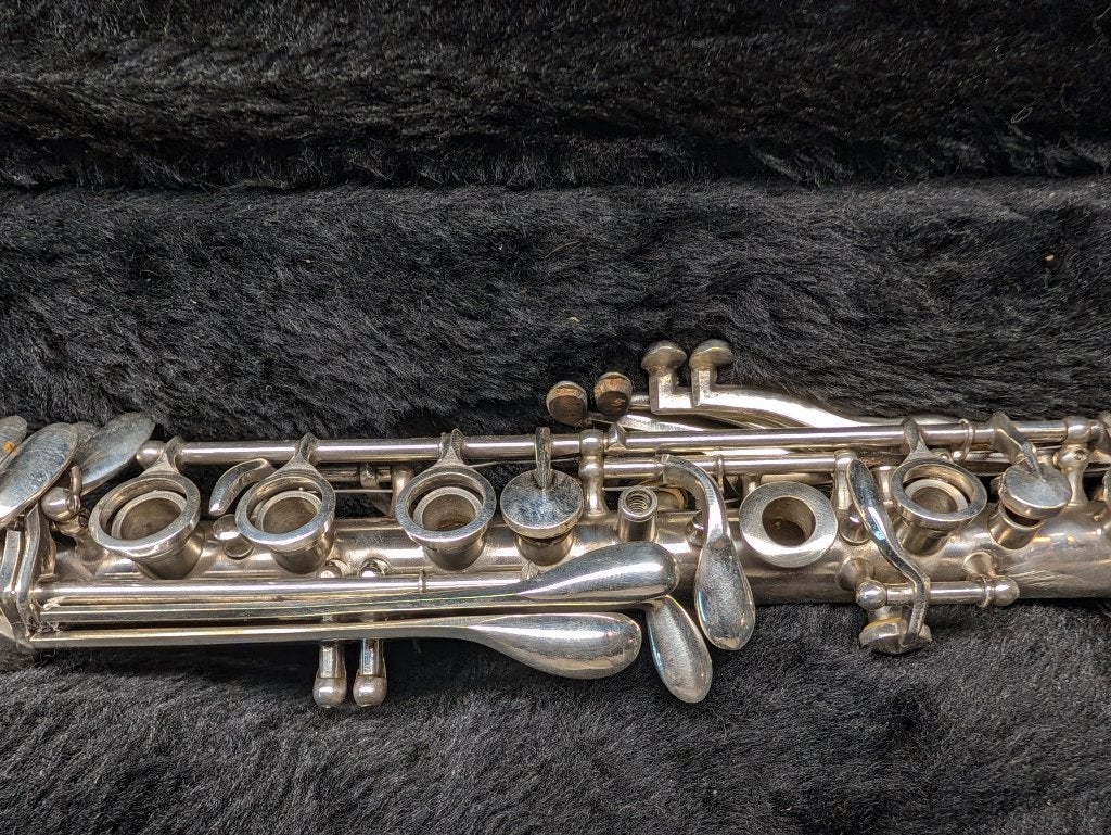 Clarinette Sib métal King Cleveland, Musique & Instruments, Clarinette en si bémol, Enlèvement ou Envoi, Avec valise, Utilisé