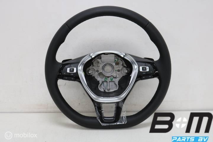 Leder multifunctiestuur + flippers VW Golf 7 5G0419091BH, Auto-onderdelen, Gebruikt