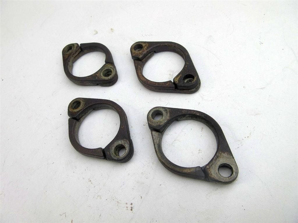 Kawasaki ZZR1100 uitlaatringen ZZR 1100 uitlaatklemmen klem, Ophalen of Verzenden, Gebruikt