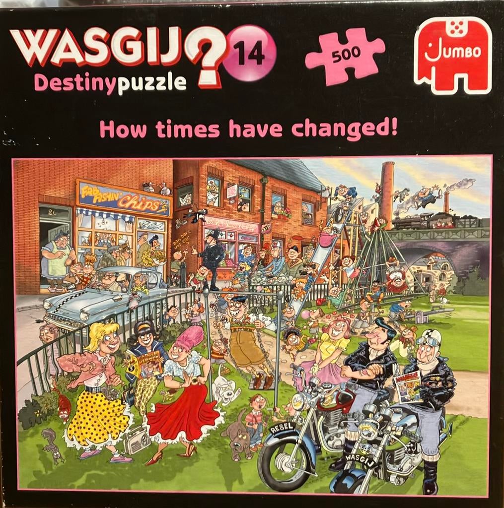 Wasgij 500st destiny puzzel “How times have changed”, Ophalen, Gebruikt