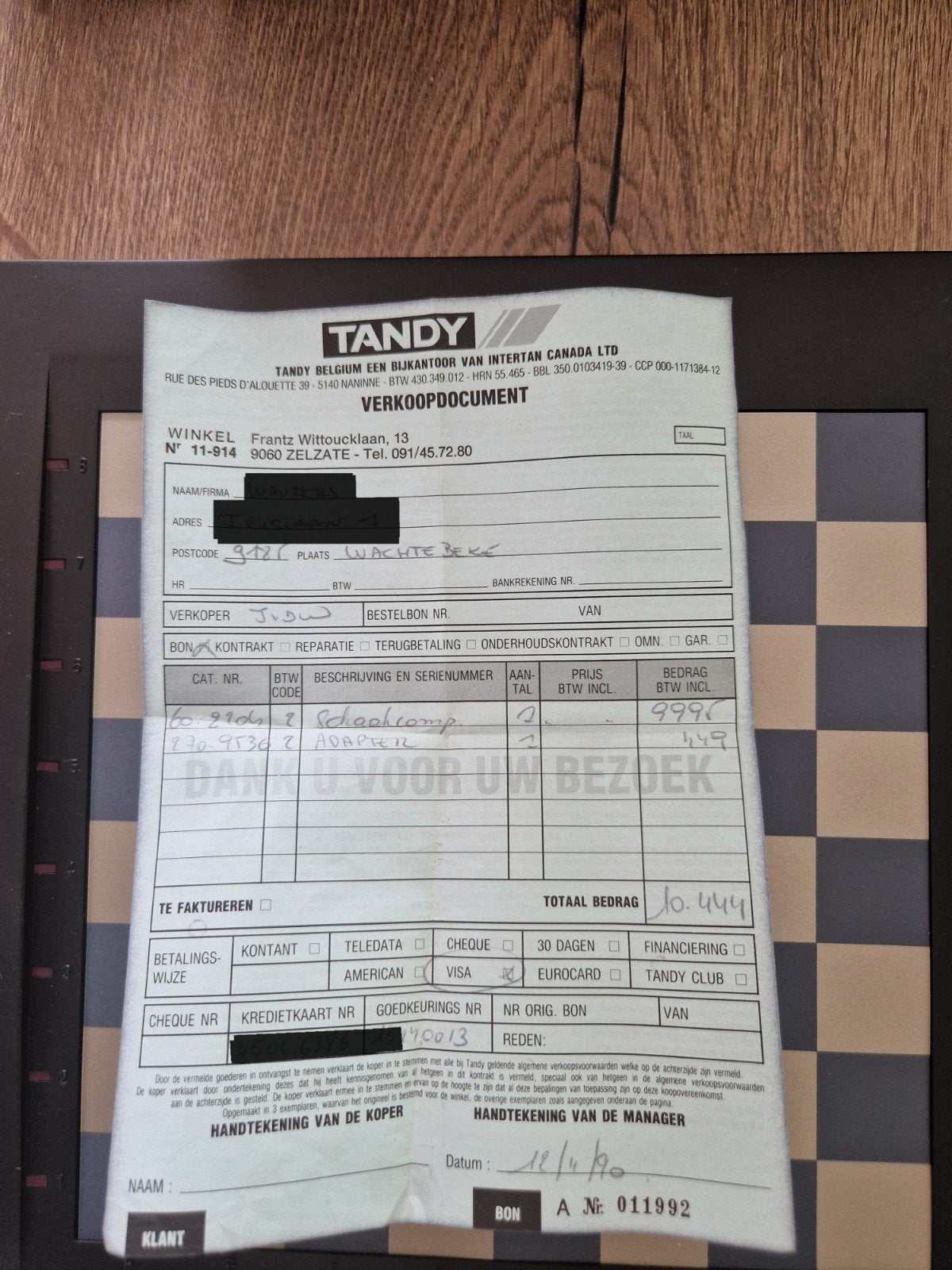 Tandy Chess Champion 2150 - jaren '80 + factuur

aankoopbon, 1 ou 2 joueurs, Enlèvement ou Envoi, Comme neuf
