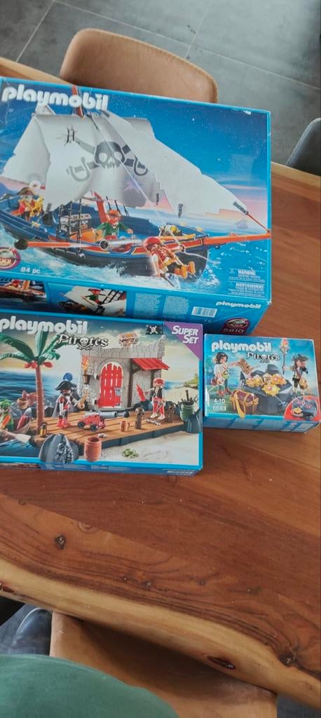 Playmobil piraten sets in doos, Ophalen