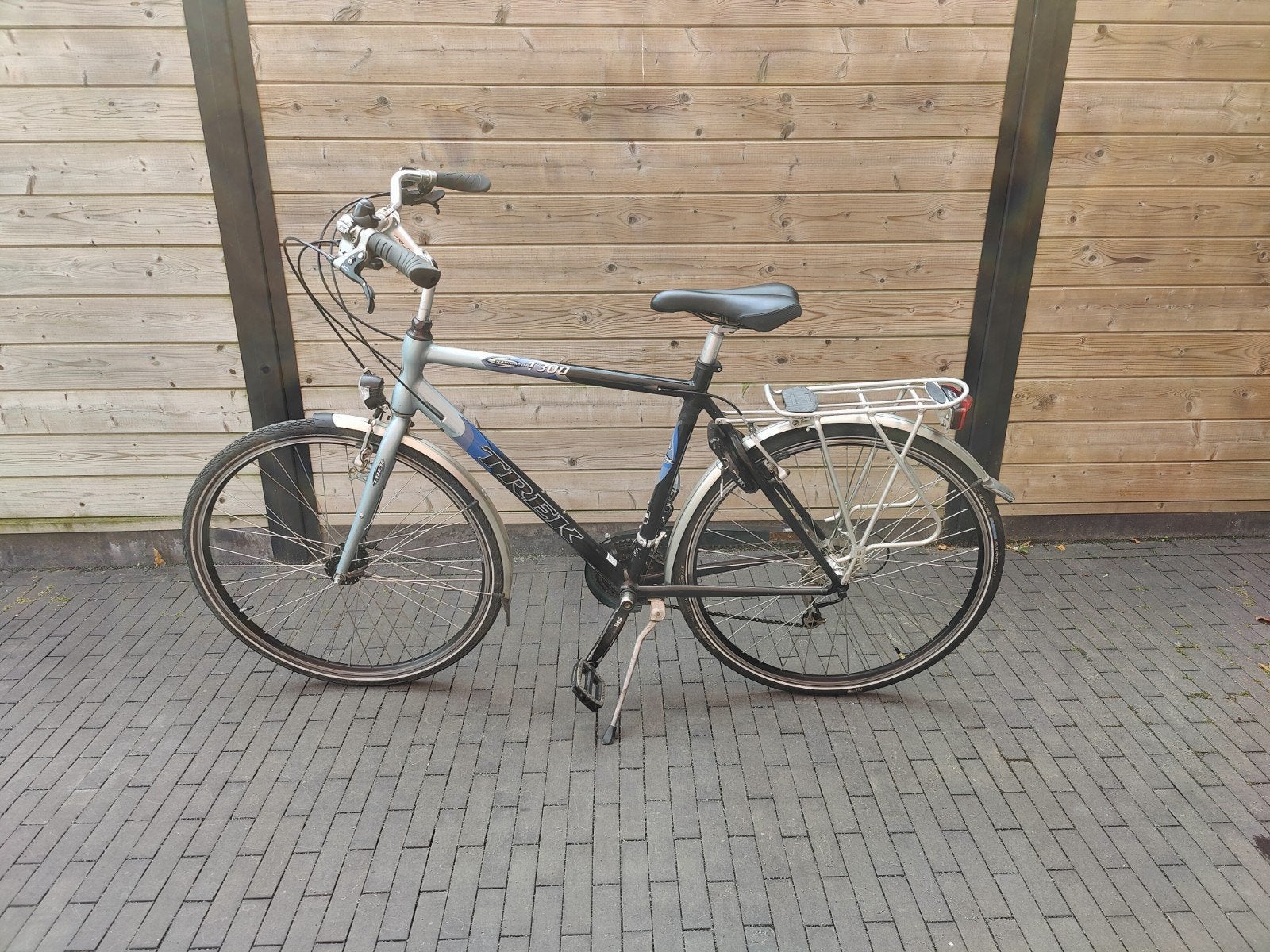 herenfiets Trek Navigator 300, Gebruikt, Velgrem, Versnellingen, 53 tot 57 cm