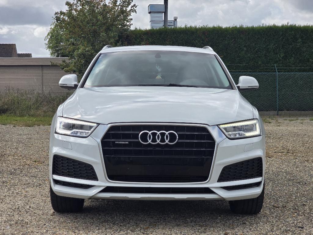 Audi Q3 S-line - 2.0TFSI Quattro - S-Tronic - 2017 - 57d km, Auto's, Automaat, Stof, Euro 6, Wit