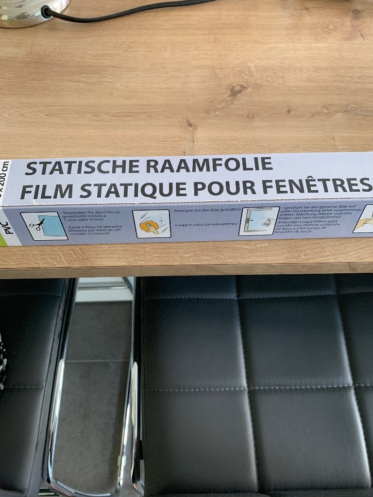 Raamfolie, Enlèvement, Neuf, Moins de 5 m², Film