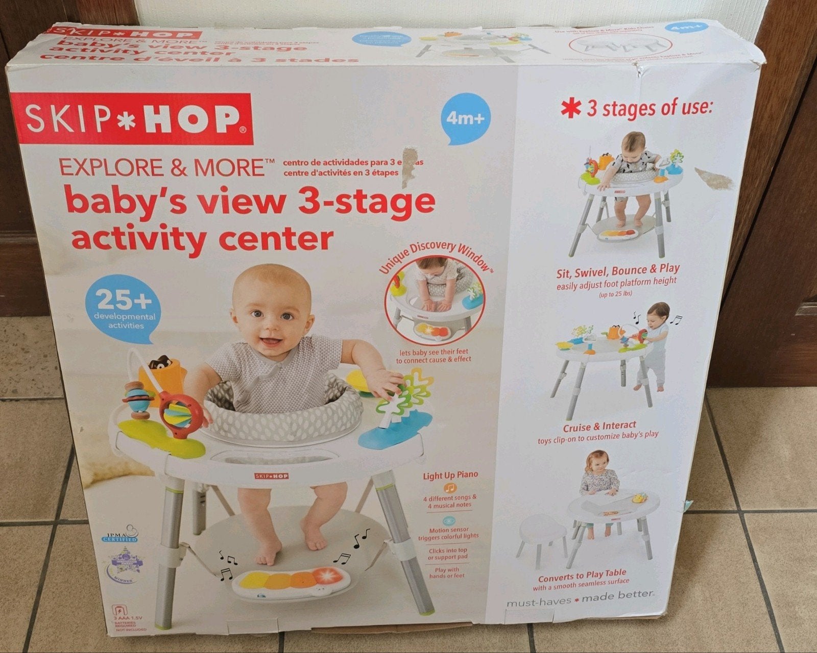 Baby's view 3-stage activity center, Ophalen, Nieuw