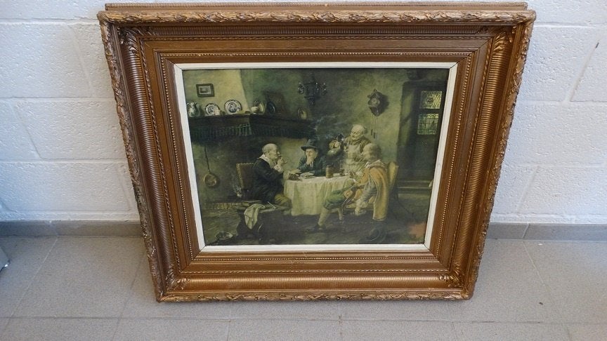 19de eeuwse schilderijlijst., Ophalen