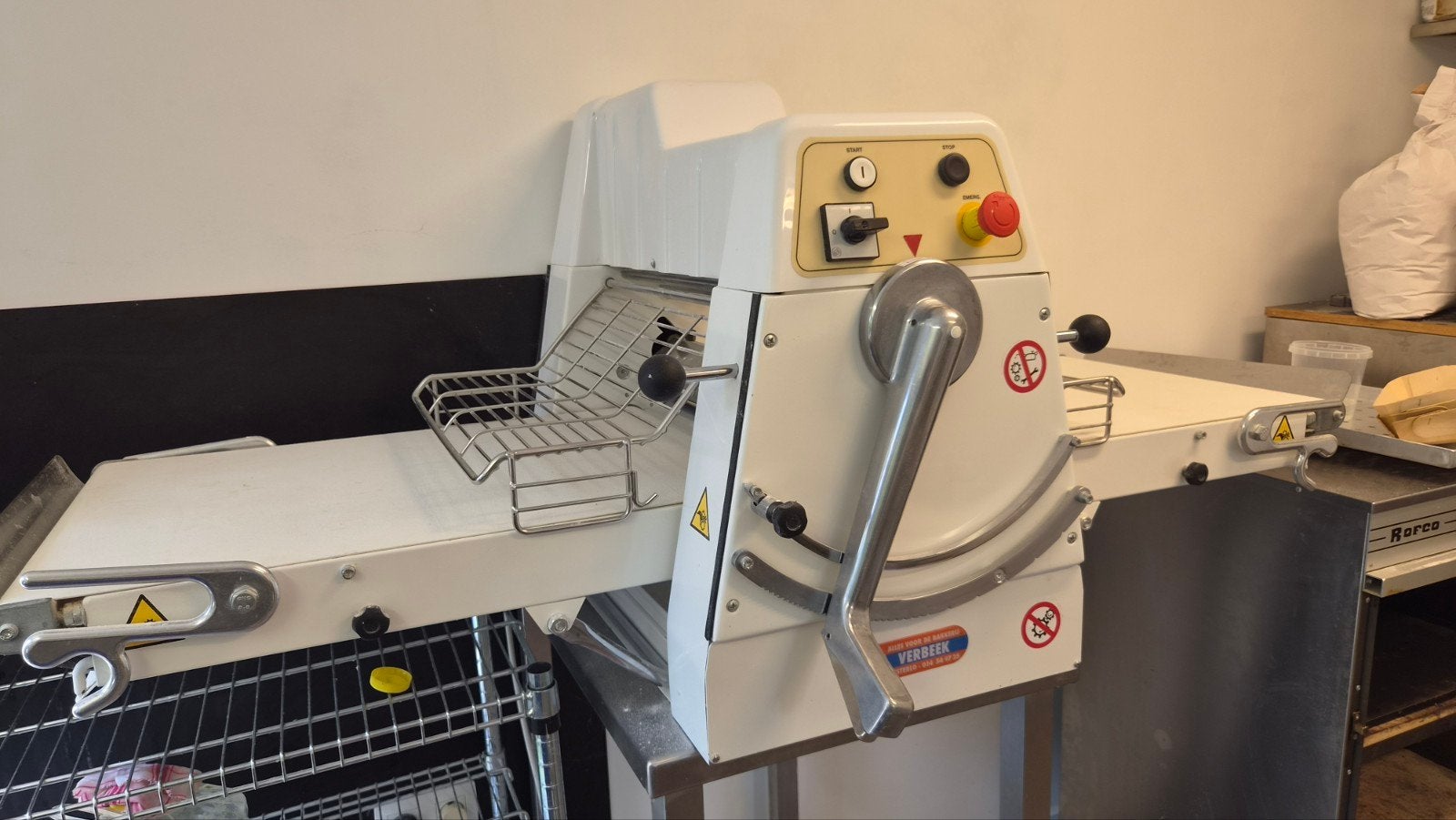 Kemplex SFB500 uitroltafen, Ophalen