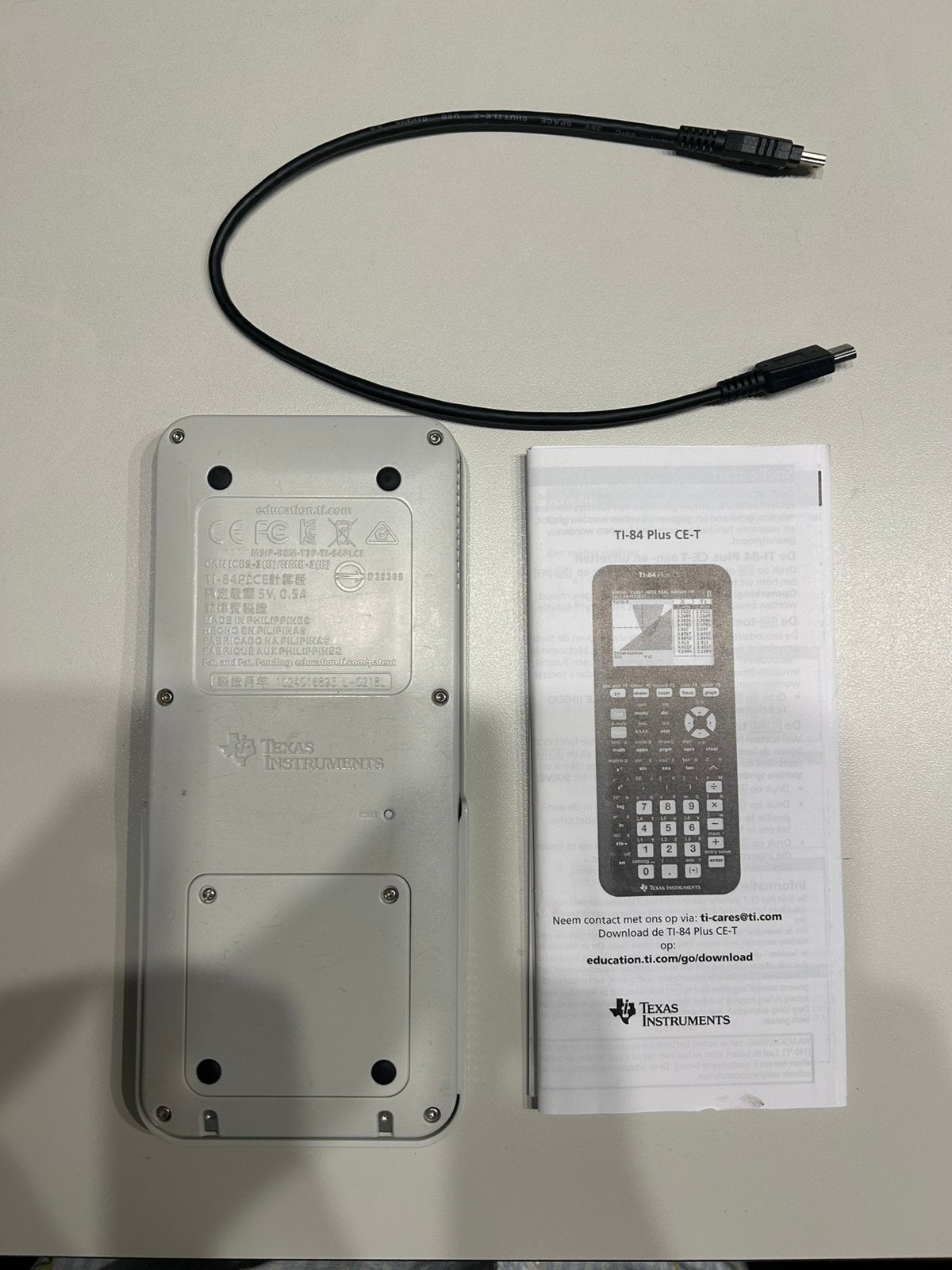 Texas TI-84 plus CE-T, Ophalen of Verzenden, Gebruikt