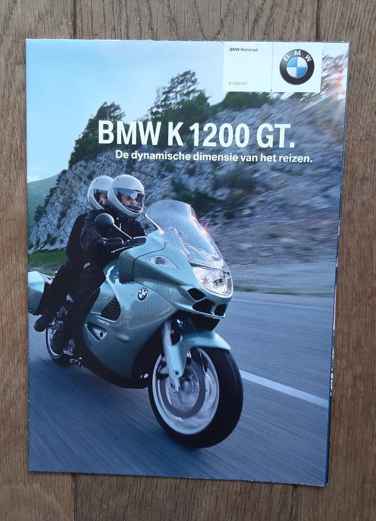 BMW K 1200 GT Brochure - Dynamische Dimensie van Reizen, Motos, Enlèvement ou Envoi, BMW