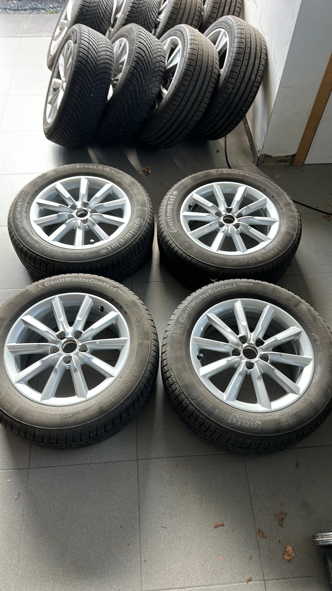 Originele Audi Q3 winterset 17 inch, Pneus et Jantes, Pneus hiver, 17 pouces, Enlèvement