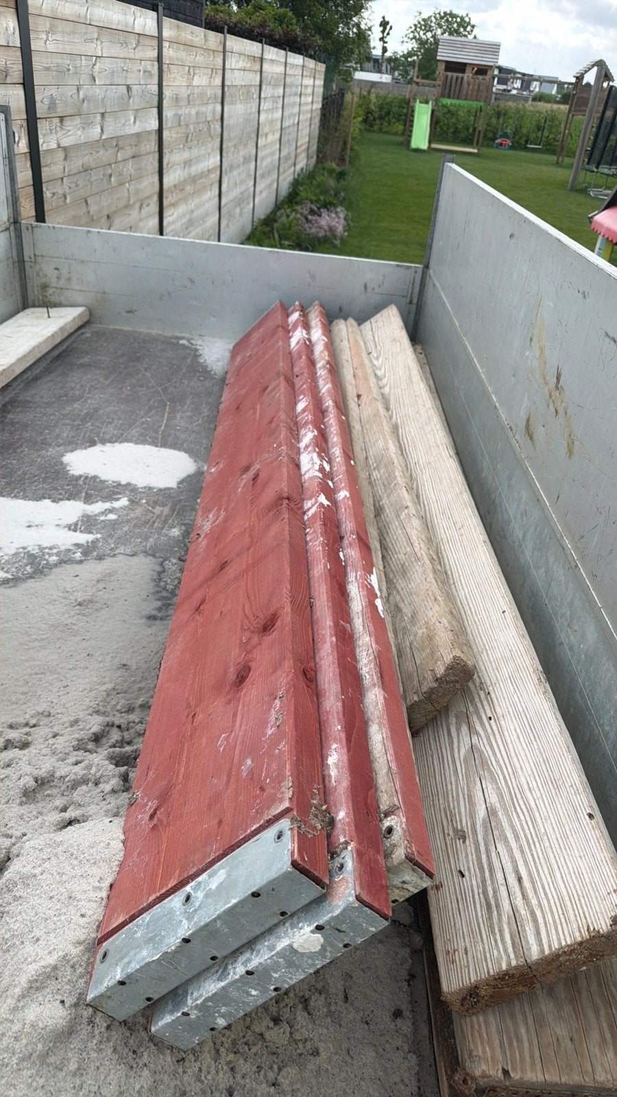 Partij stellingplanken, Doe-het-zelf en Bouw, Ophalen, Zo goed als nieuw