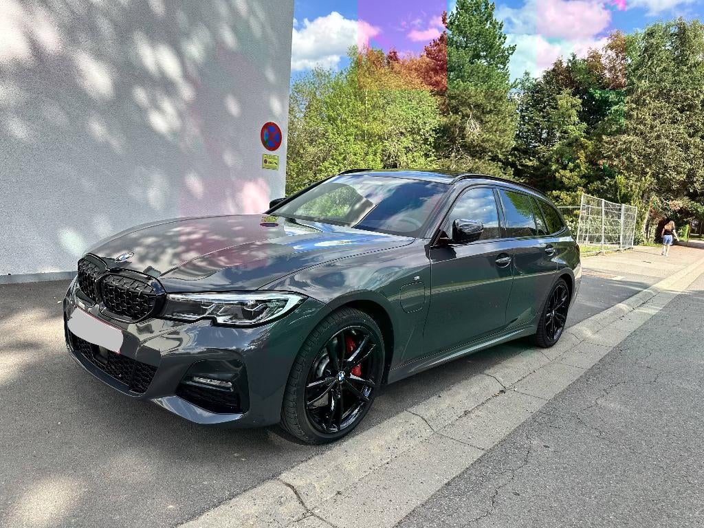 BMW 330e Touring M Pack 2020 – Full Options – 89.900 km, Auto's, Automaat, Achterwielaandrijving, Parkeerassistent, Leder