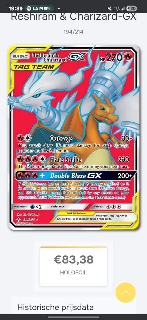 Reshiram&Charizard Gx, Enlèvement